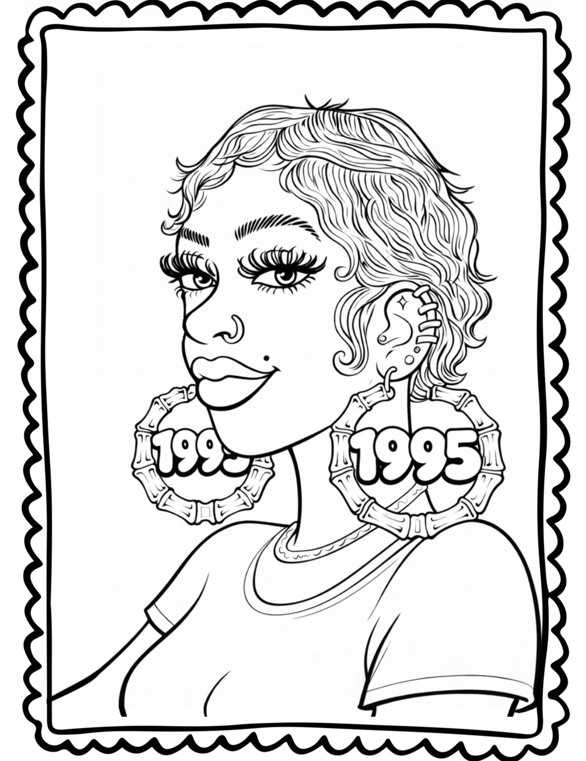 Melanated Beauty Vol.1 Digital Coloring Book
