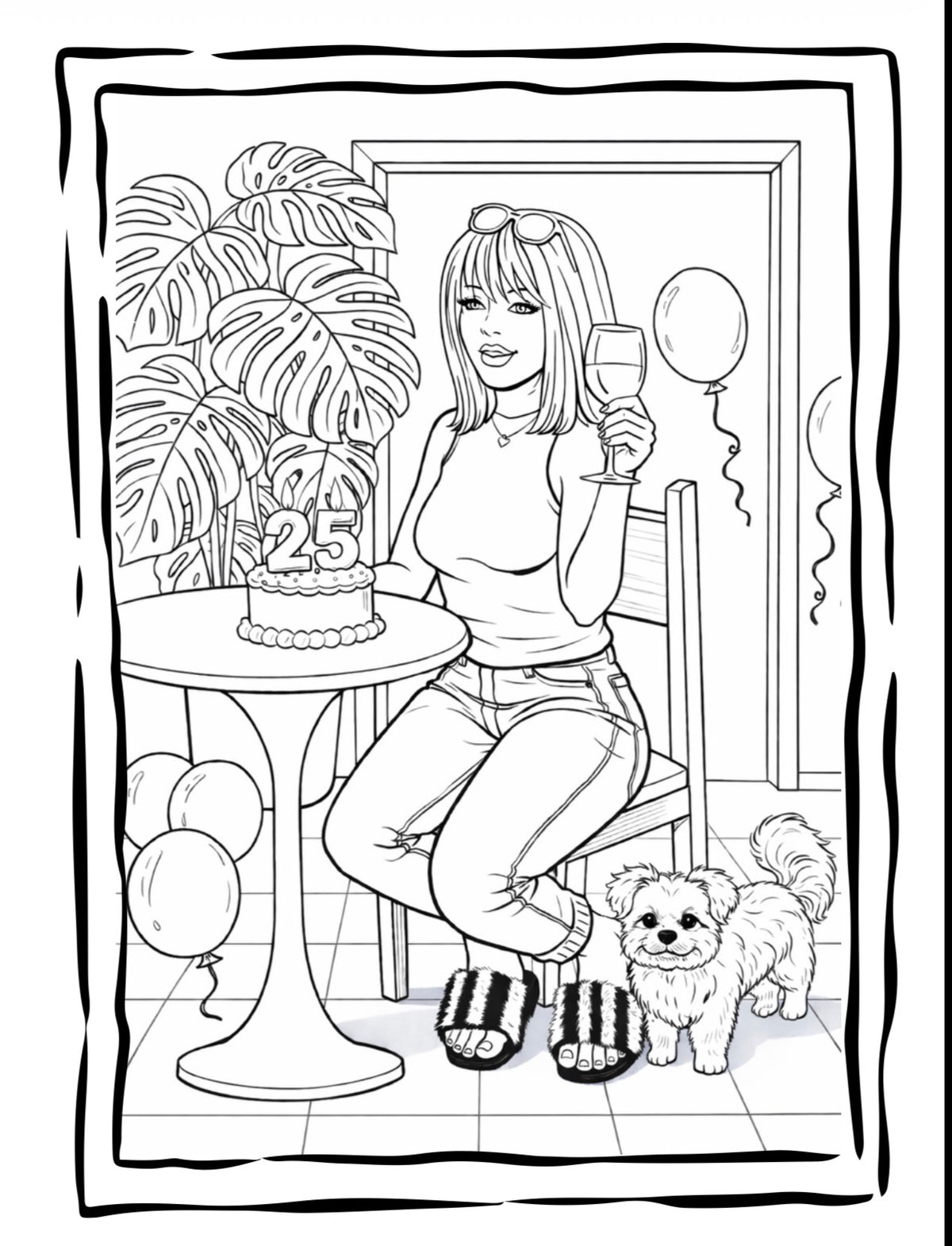 Melanated Beauty Vol.1 Digital Coloring Book