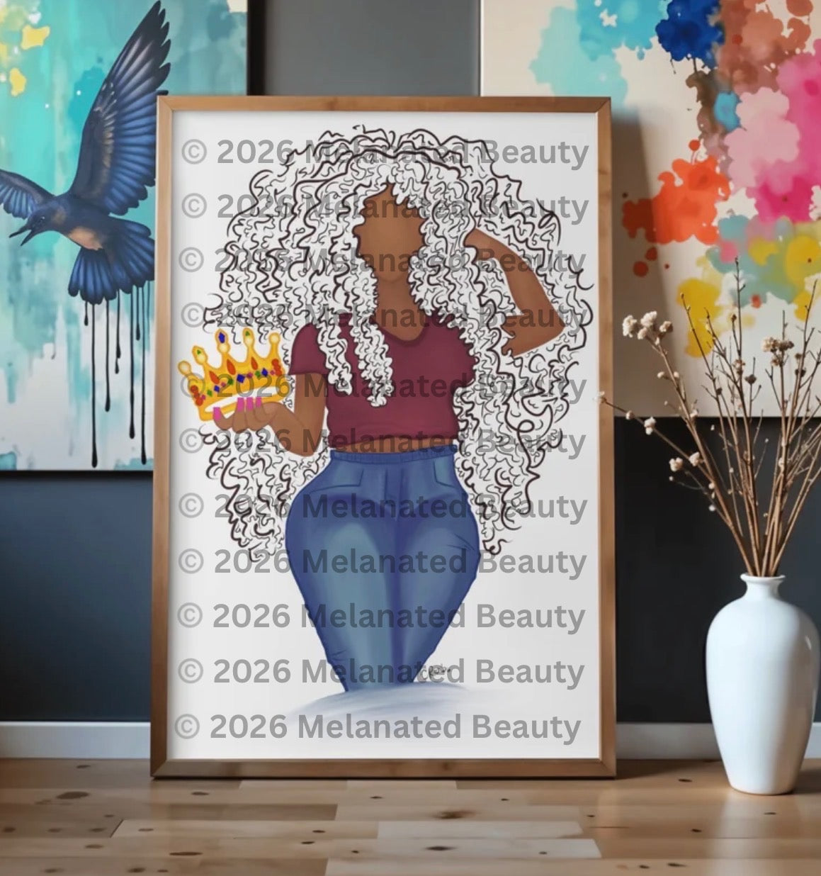 "Heavy Is The Crown... Worn By Me, Carried By Him" Print